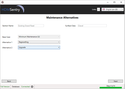 HDM-Sentry - Maintenance Alternatives