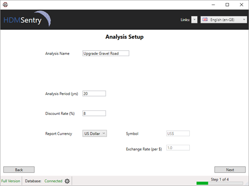 HDM-Sentry - Analysis Setup