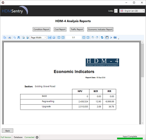 HDM-Sentry - Reporting Economic Indicators
